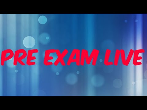 CMA Talks-03 Pre Exam live