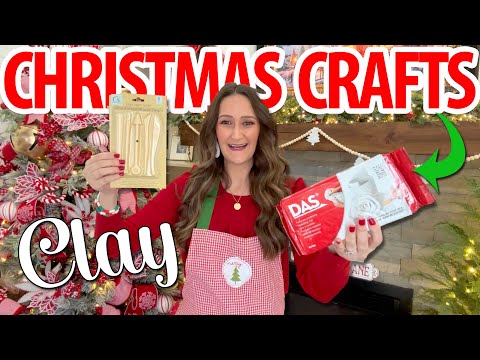 🎄GENIUS ways to use CLAY for Christmas!  Dollar Tree DIYs 2024