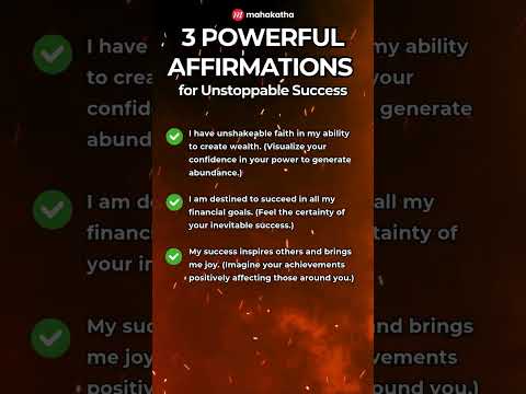 3 Affirmations for Unstoppable Success