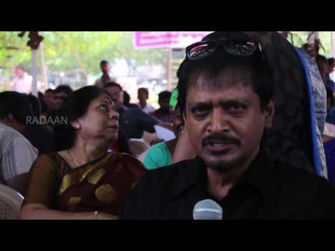 Chinnathirai - Hunger Fast - Against Dubbing serials -Venu Arvind