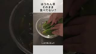 【おひたし】ほうれん草おいしく食べられてる？よく使うからこそやりたい一手間！