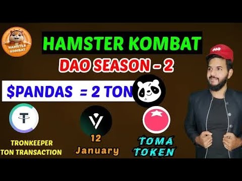 Hamster Kombat Launch 2 ｜ Tronkeeper Airdrop,Toma token stake ｜ Vertus Airdrop postponed Hmstr token