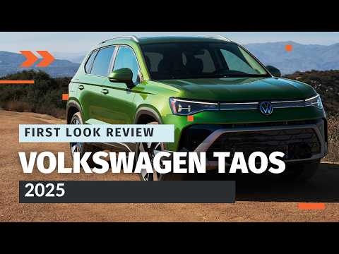 2025 Volkswagen Taos First Look Review | Upgraded Design, New Tech & More Power