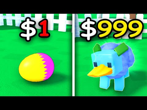 $1 vs $1000 Pet in Roblox Pet Lab...