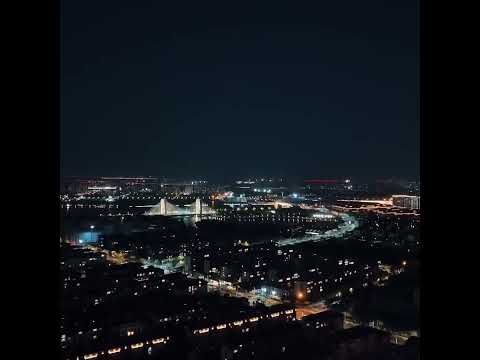 This is the night view of Zhengzhou. I wish you a good mood every day.#zhengzhou