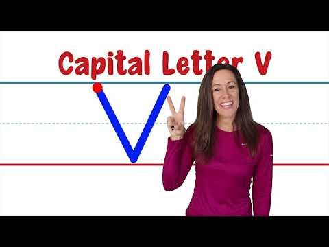 Learn Alphabet Song Trace the Letters V thru Z |Capital Letters Patty Shukla ABCs Song Sign Language