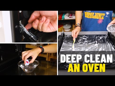 How to deep clean the oven?