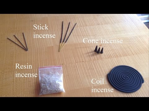 How to burn incense ❶/❺ Different types (introduction)