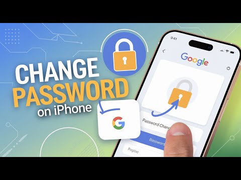 how to change google password on iPhone