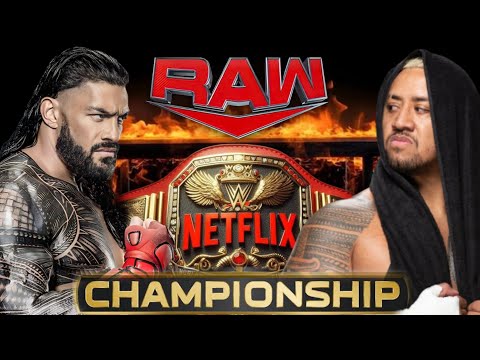 ROMAN REIGNS Destroy SOLO SIKOA in Smackdown Live Today | WWE RAW Highlights | WWE RAW NETFLIX 2024