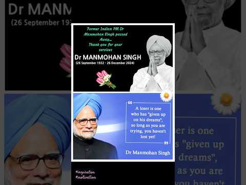 Dr Manmohan Singh_Inspiring Quote for the day #inspirationalquotes #motivationalquotes #shortsfeed