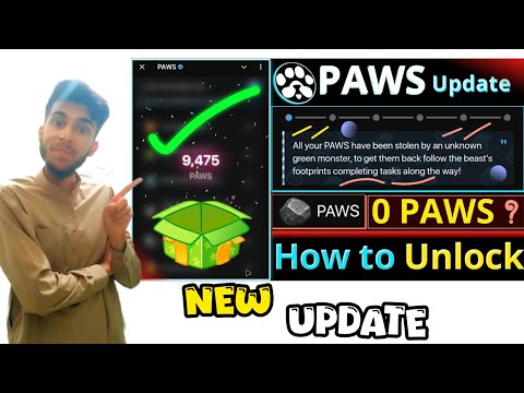 0 PAWS || How to Unlock Your PAWS || New Update PAWSMAS || Get Back Your Reward