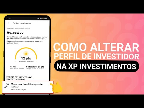 COMO ALTERAR PERFIL DE INVESTIDOR XP/RICO/CLEAR