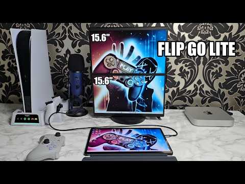 Ultimate Portable Dual Stacked Monitor Setup - FlipGo Lite by JSAUX