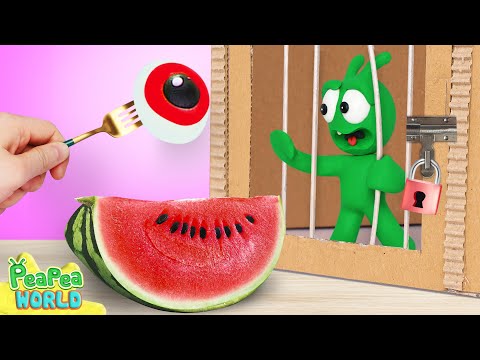 Escape To Get Yummy Watermelon 🍉 Cartoon For Kids ❤️ Pea Pea World