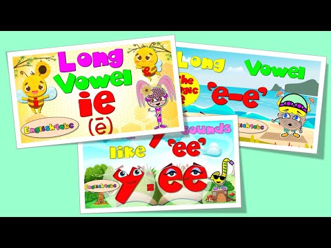 Long Vowel ē - ie/e-e/y / Phonics Compilation / Part 2