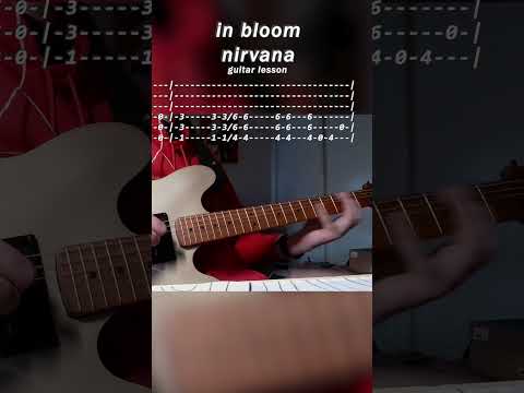 In Bloom Guitar Tutorial #inbloom #nevermind #guitarlesson