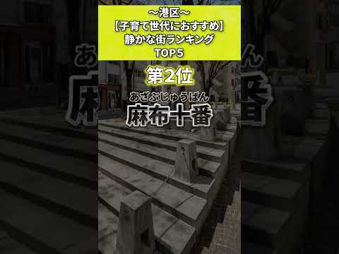 港区 静かな街ランキング