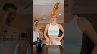 Pepsi or Fanta? 🤔😅 #couple #funny #challenge #shorts #friends #trend #youtubeshorts #tiktok #fail