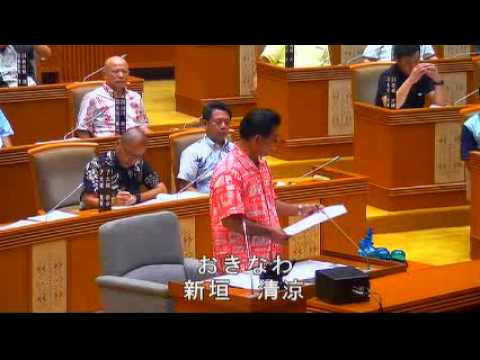 新垣清涼(会派おきなわ)「まるでアメリカの占領国」10/5沖縄県議会