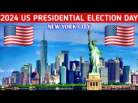 🇺🇸 US Presidential Election 2024 Day and Poll Sites in NYC LIVE 🗽 Exploring NYC on Election Day