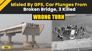 UP News: 3 Dead After Car Falls Into River From An Unfinished Bridge In Bareilly Due To GPS Error