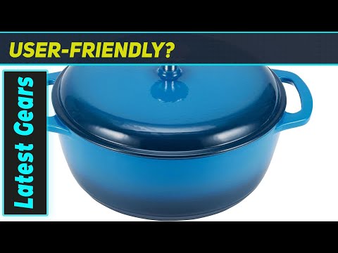 Amazon Basics 7.3-Quart Enamel Cast Iron Dutch Oven: A Versatile Kitchen Essential