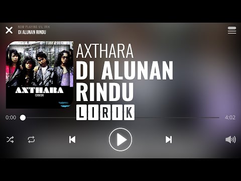 Axthara - Di Alunan Rindu [Lirik]