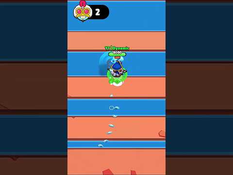 How Many Water Tiles Can Carl Pass !? #brawlstars #shorts