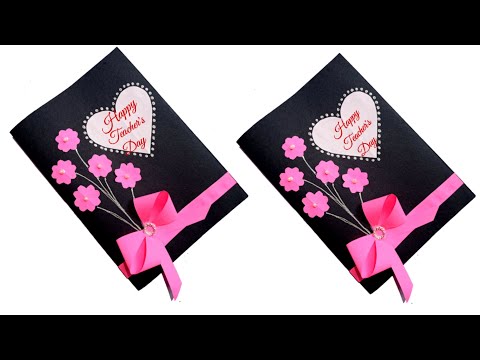 DIY Teacher's Day card making, Easy Teacher's Day card idea from paper,  Handmade Teacher's Day...