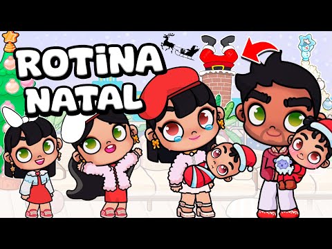 ROTINA DE NATAL COM PAPAI NOEL | PAZU AVATAR WORLD ROTINAS E HISTÓRIAS