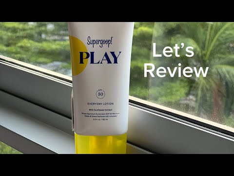 Review of Supergoop everyday lotion with spf 50. Come check this out before you buy your sunscreen!