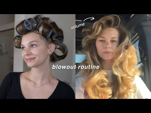 the PERFECT blowout routine + how i preserve my blowout overnight