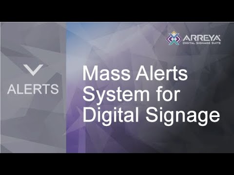 Emergency Alert System for Digital Signage