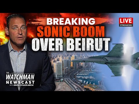 Israel SONIC BOOM Over Beirut; Hamas Names Sinwar TOP Overall Leader | Watchman Newscast LIVE