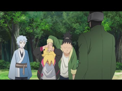 SHINO ABURAME TRIES TO KILL BORUTO UZUMAKI, SHIKADAI NARA AND MITSUKI