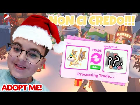 🎄 NON CI CREDO! SCAMBIO IL NUOVO FAIRY BAT DRAGON SU ADOPT ME ROBLOX E OTTENGO.... ?! 🎅