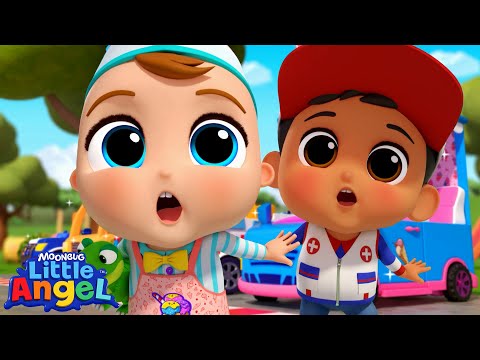 Vroom Vroom! Toy Car Race | Little Angel And Friends Kid Songs