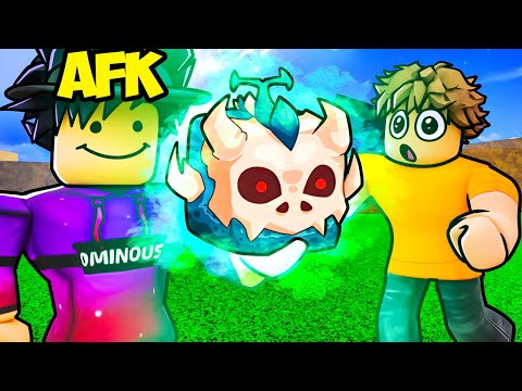 I Pretended to be AFK Holding T-REX FRUIT! (Roblox Blox Fruits)