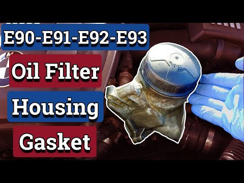 BMW Oil Filter Housing Gasket Replacement | N52 Engine | E90 E91 E92 E93 E82  | Z3 Z4 X3 And More.