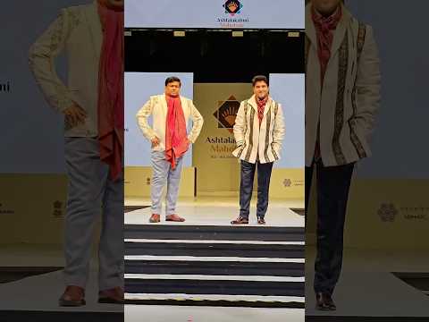 Our very own ramp walk experience with Dr. Sukanta Majumdar #ashtalakshmimahotsav