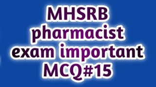 mhsrb pharmacist exam preparation