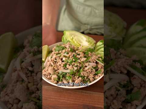 we eat this everyday! Larb!