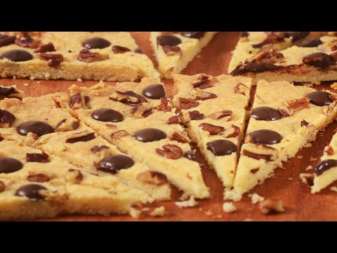 Chocolate Nut Shortbread Recipe Demonstration - Joyofbaking.com