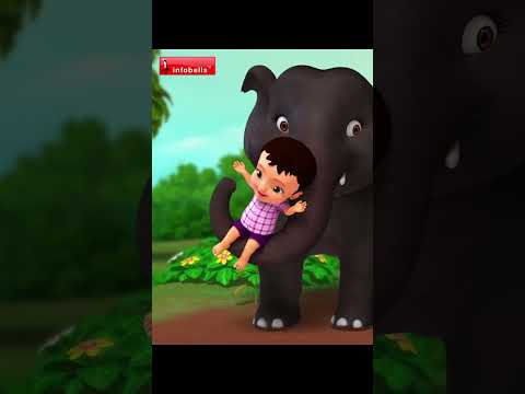 Aane Banthondhanae Haadu | Kannada Rhymes for kids | Infobells #kannadarhymes #infobells