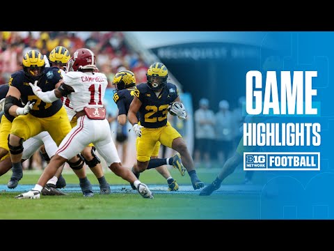 ReliaQuest Bowl: Alabama vs. Michigan | HIGHLIGHTS | Big Ten Football | 12/31/2024