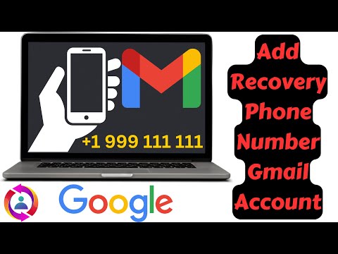 How to Add Recovery Phone Number in Gmail | How to Add Recovery Phone Number in Google Account