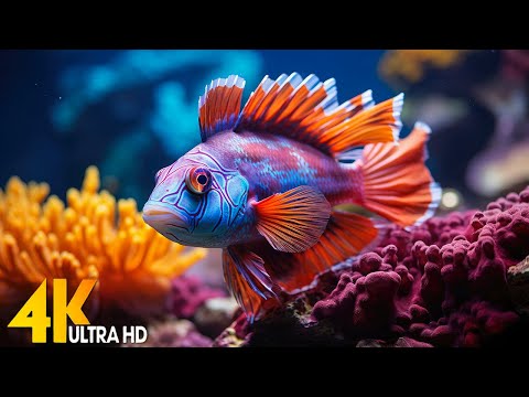 Aquarium 4K (ULTRA HD) - The Most Beautiful Fish In The World, The Ultimate Underwater Escape