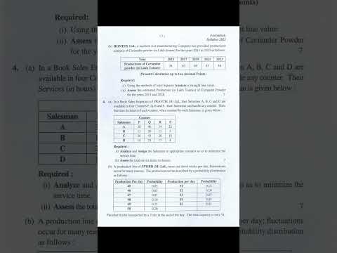 CMA INTER EXAM JUNE 2024|PAPER 9| QUESTION PAPER|Operations Management & Strategic Management| #cma