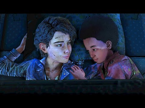 AJ Sleeps with Clementine in Her Bed (Telltale Walking Dead Final Season 4)